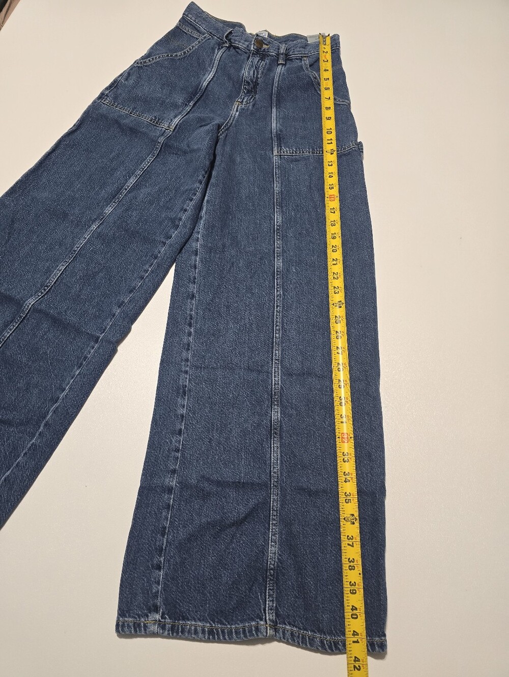LEE High Rise Cargo Slouch Jeans Denim Size 28 - Picture 14 of 16